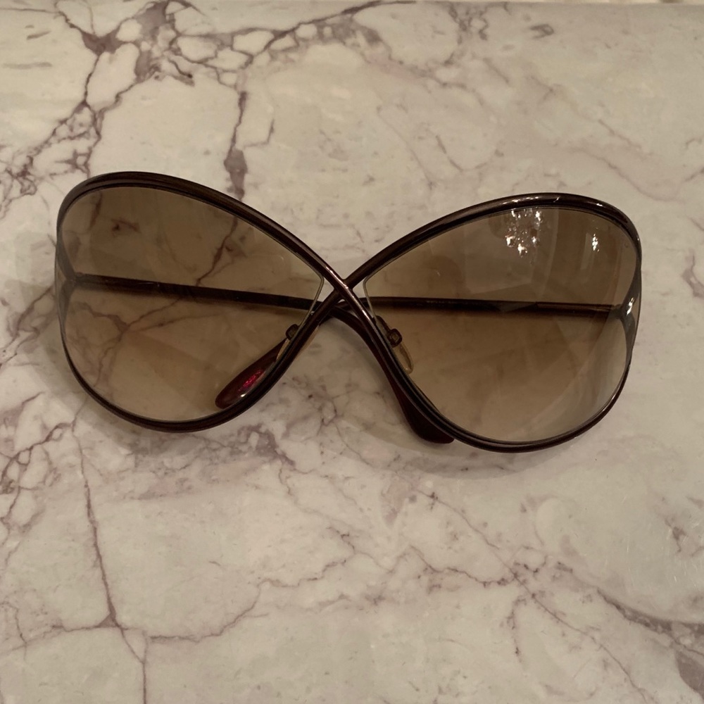 Tom Ford Miranda Oversized Soft Square Sunglasses